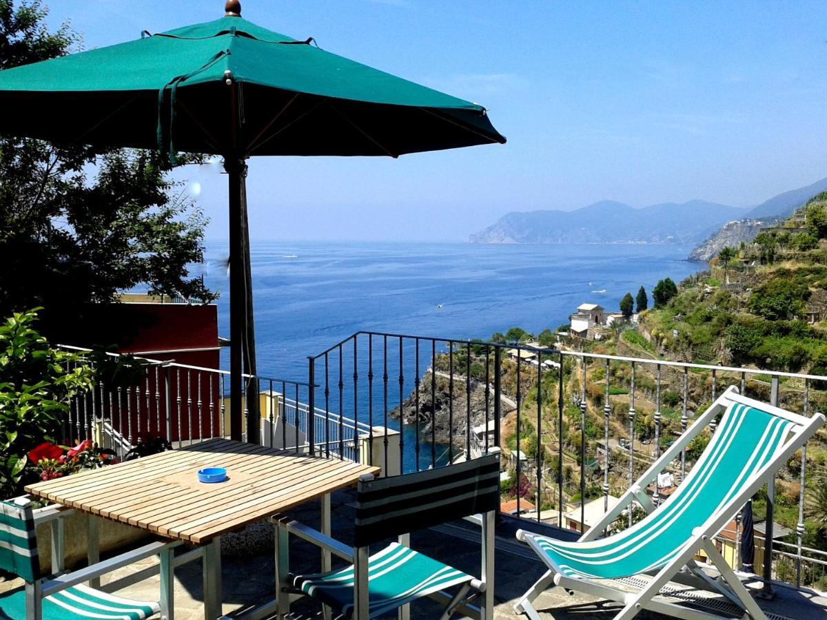 Aria Di Mare, Manarola - Camere Con Vista Mare! Экстерьер фото
